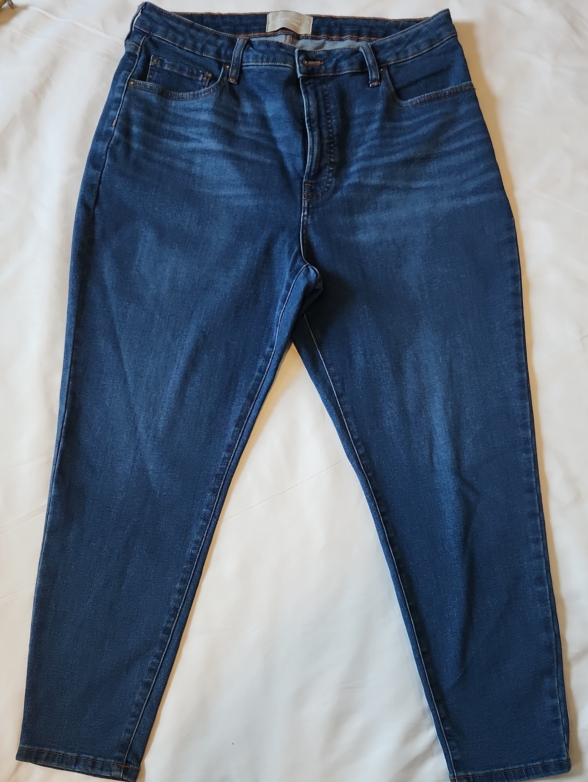 Everlane The Curvy High Rise Skinny Jean Crop Size 34